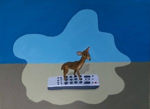 Doe Not Touch the Remote (Sold)