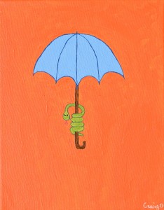 Snakes Hate the Rain (Sold)